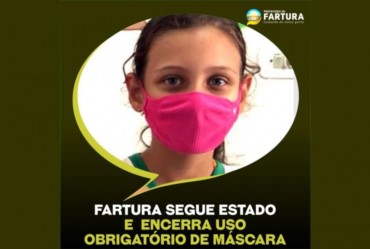 Fartura segue Estado e encerra a obrigatoriedade do uso de máscara em ambientes fechados