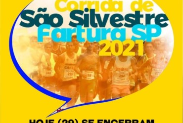 Hoje (29) se encerram inscrições para participar da São Silvestre 2021 em Fartura