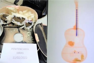 Mulher envia violão 'recheado' com porções de drogas para filho em penitenciária do interior de SP