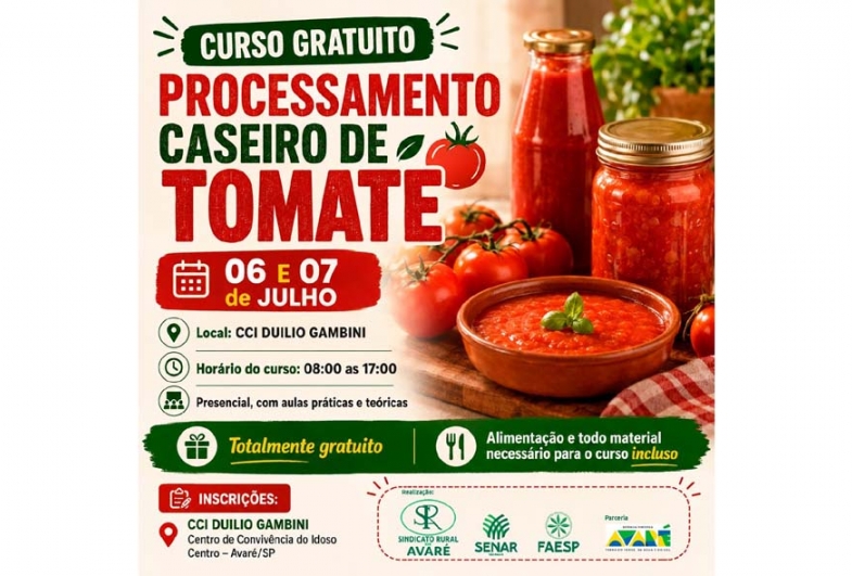 Sindicato Rural realizará diversos cursos em parceria com a Prefeitura de Avaré