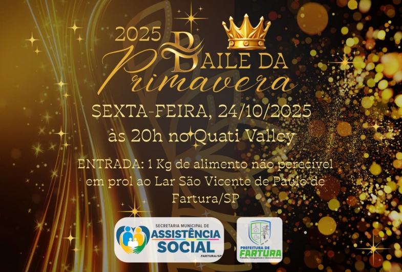 Baile da Primavera de Fartura será nesta sexta, 24