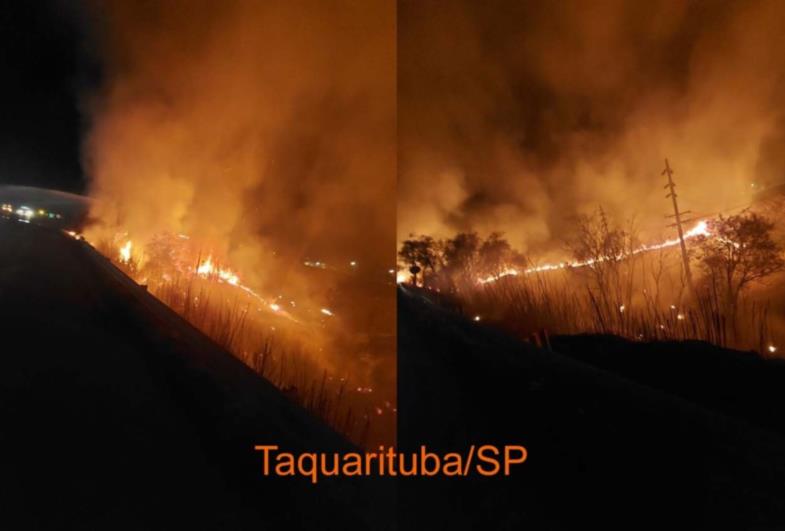Taquarituba tem cinco incêndios em apenas dois dias