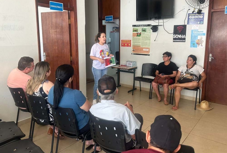 Saúde de Taguaí realiza palestras para prevenção de queimadas