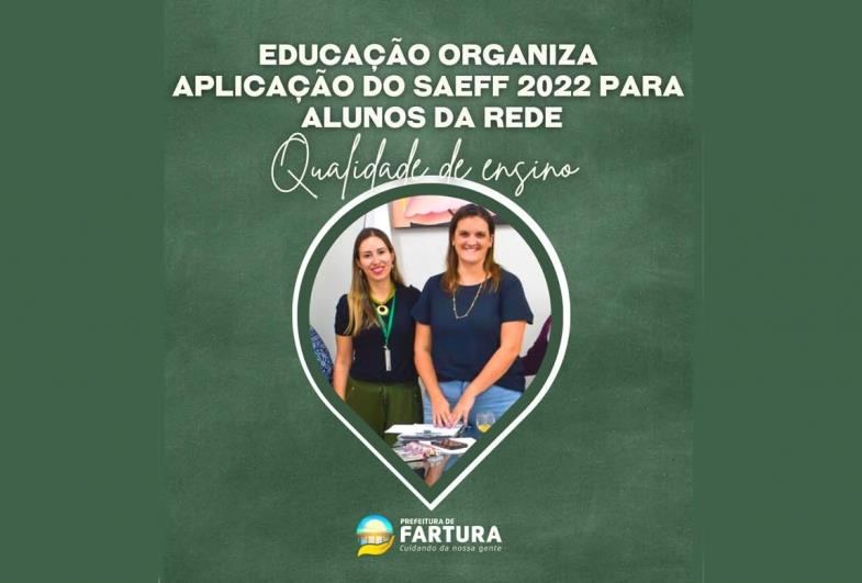 Educação organiza aplicação do SAEFF 2022 para alunos da rede