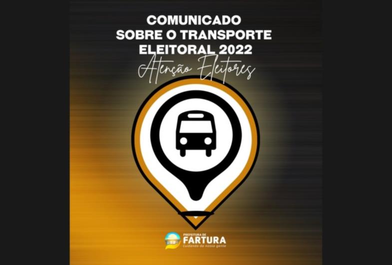 Comunicado sobre o transporte eleitoral 2022