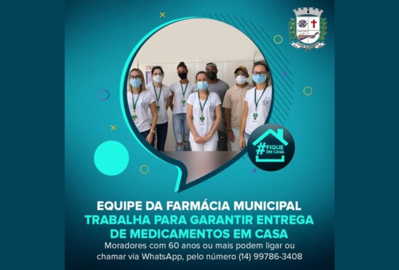 Programa “Remédio em Casa”: Equipe da Farmácia trabalha para garantir a entrega de medicamentos