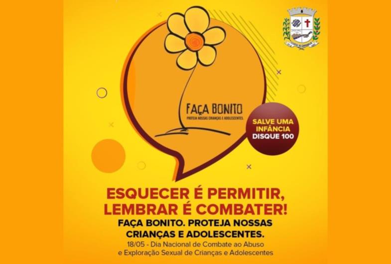 Fartura celebra o “Dia Nacional de Combate ao Abuso e Exploração Sexual de Crianças e Adolescentes”