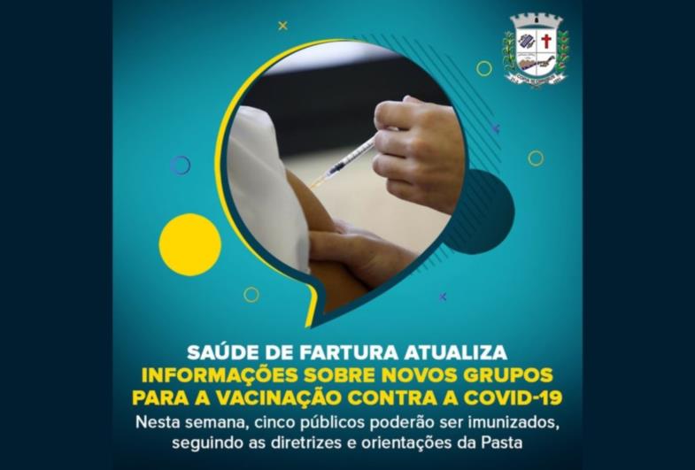 Saúde de Fartura atualiza informações sobre vacinação contra a Covid-19