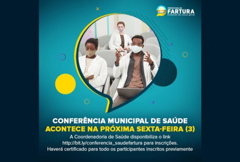 Conferência Municipal de Saúde acontece na próxima sexta-feira (3)