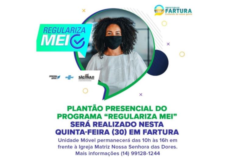 Plantão presencial do programa “Regulariza MEI” será realizado nesta quinta-feira (30) em Fartura