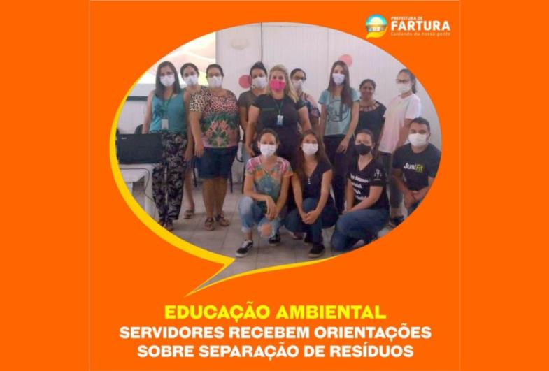 Educação Ambiental: Servidores recebem orientações sobre separação de resíduos 