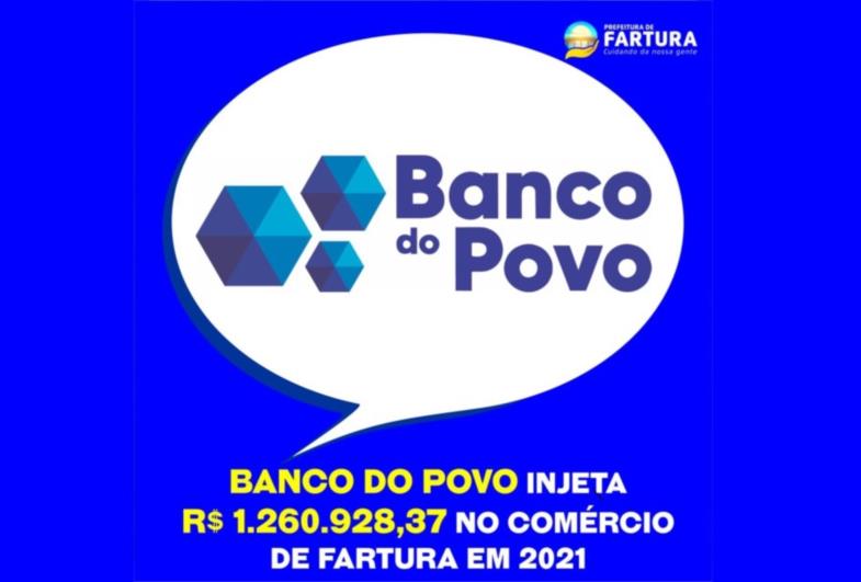 Banco do Povo injeta R$ 1.260.928,37 no comércio de Fartura em 2021