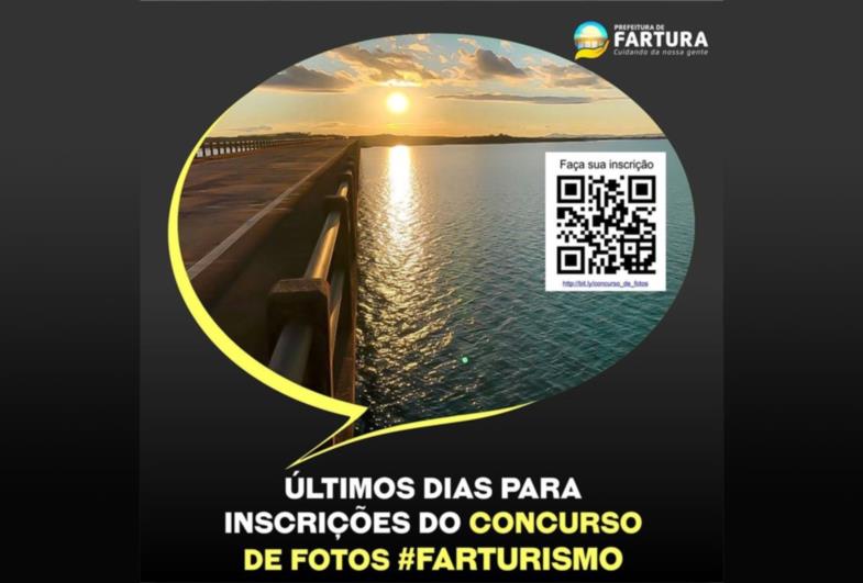 Últimos dias para inscrições do Concurso de Fotos #Farturismo