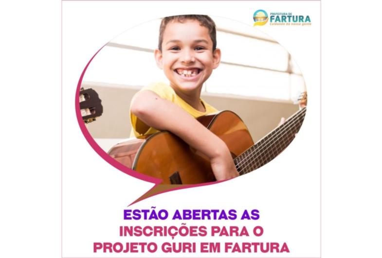 Estão abertas as inscrições para o Projeto Guri em Fartura