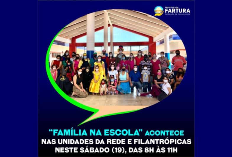 Educação promove o “Dia da Família na Escola” no sábado (19)