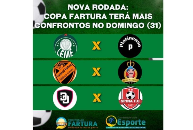 Copa Fartura terá novos confrontos no domingo (31)