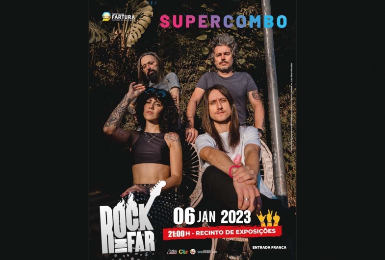 Banda Supercombo leva sucessos alternativos para o RockinFar 2023