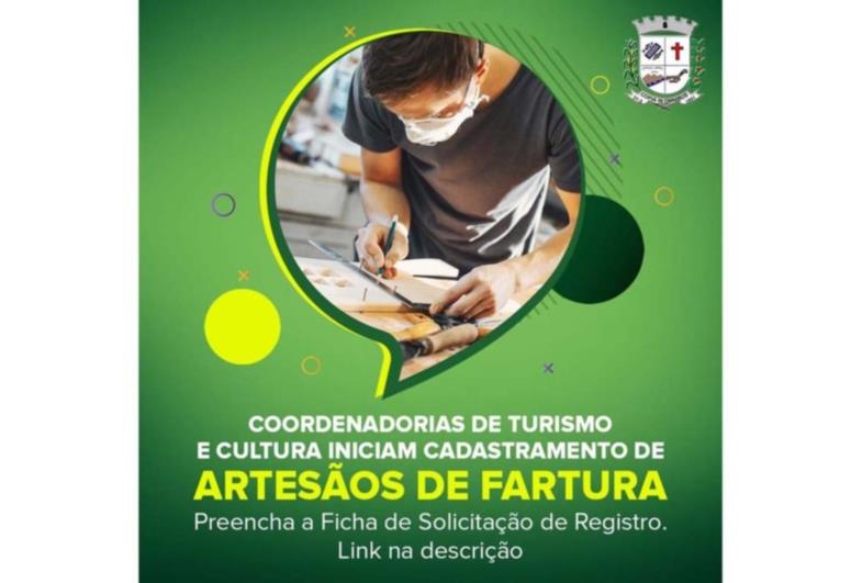 Coordenadorias de Turismo e Cultura  iniciam cadastramento de artesãos de Fartura