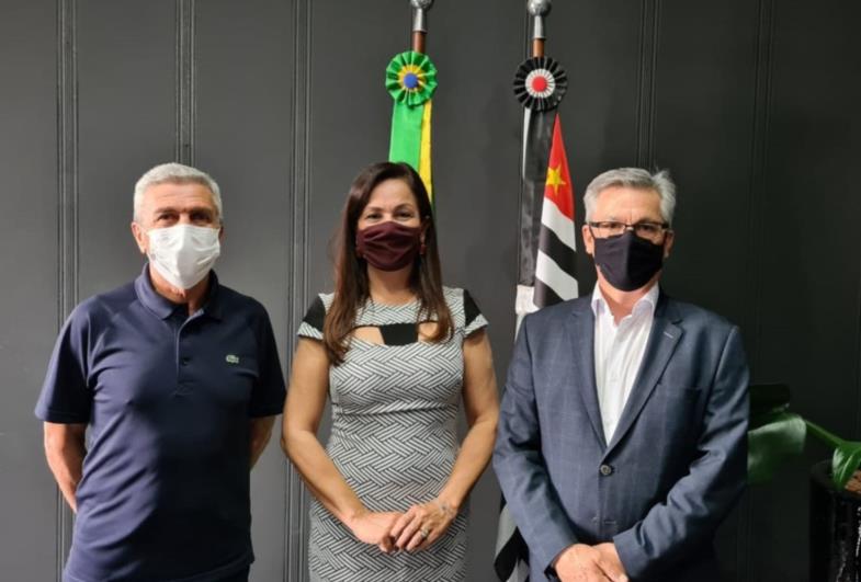Prefeito Isnar se reúne com assessora do vice-governador do estado de São Paulo 