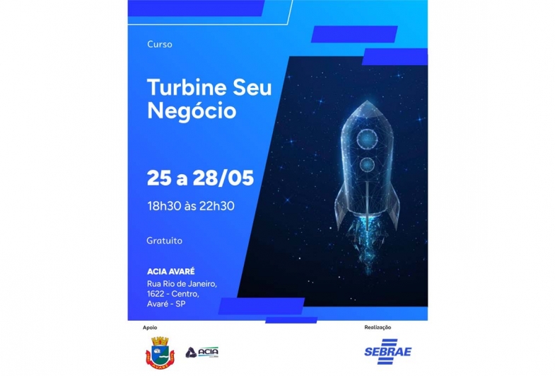 Curso gratuito Turbine Seu Negócio será ministrado em Avaré