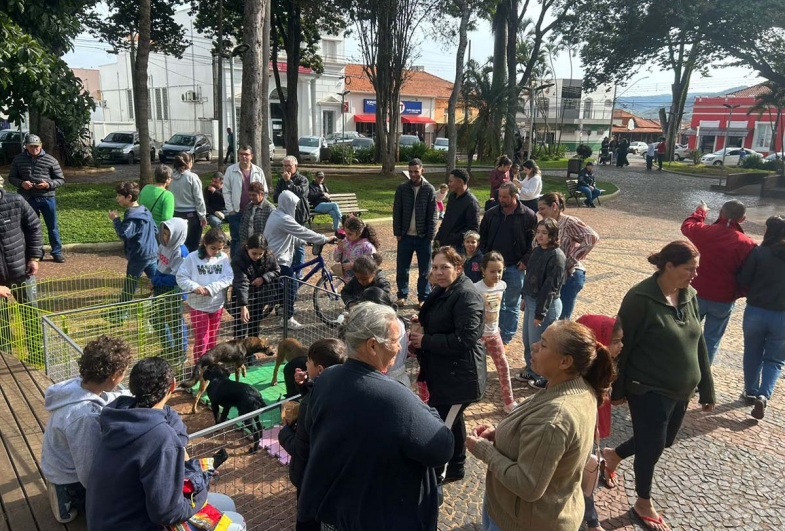 A feira contou com a participação da população