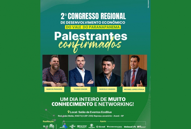 2º Congresso do Vale do Paranapanema reúne lideranças e oportunidades em Avaré