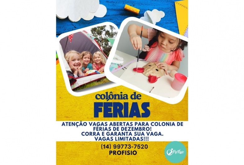 Colônia de Férias PróFisio reúne diversão, aprendizado e muita criatividade em dezembro