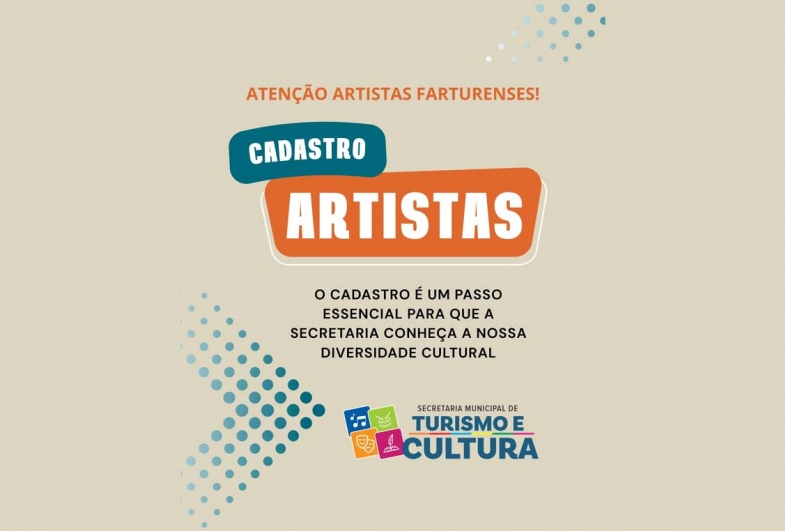 Fartura abre cadastramento de artistas para impulsionar a cultura local