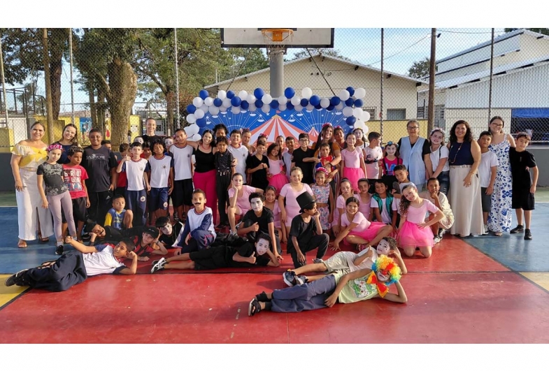 Projeto Circo fortalece vínculos na Escola Municipal Eruce Paulucci de Avaré