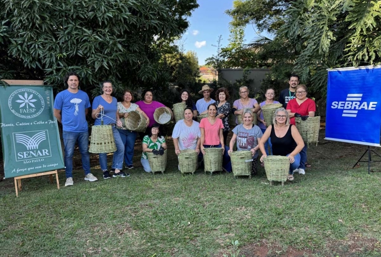 Sebrae-SP conclui curso de Artesanato em Bambu em Timburi