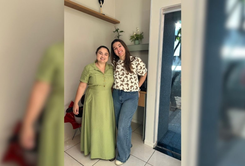 Ana Elise e Letícia Rinaldi