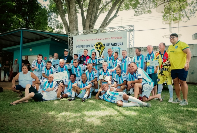 Time campeão Amigos de Taquarituba