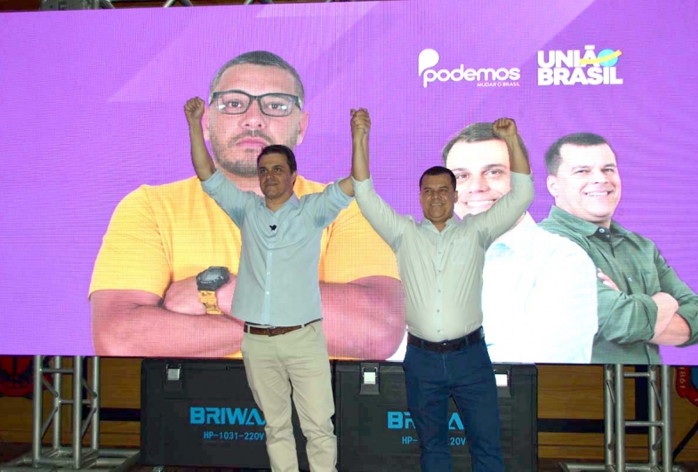 Partidos Podemos e União Brasil confirmam candidaturas de Marcelo Ortega e Major Pablo para a prefeitura de Avaré