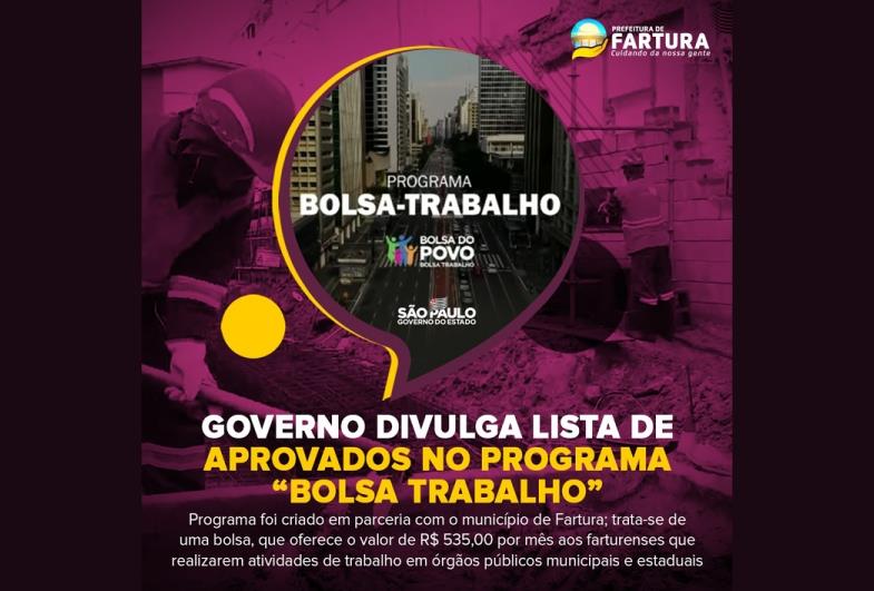 Governo divulga lista de aprovados no Programa “Bolsa Trabalho”