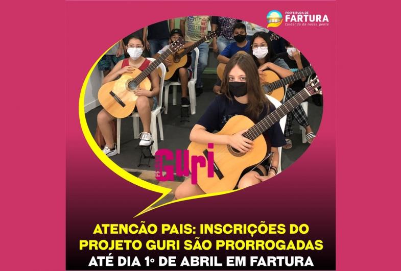 Inscrições do Projeto Guri são prorrogadas até dia 1º de abril