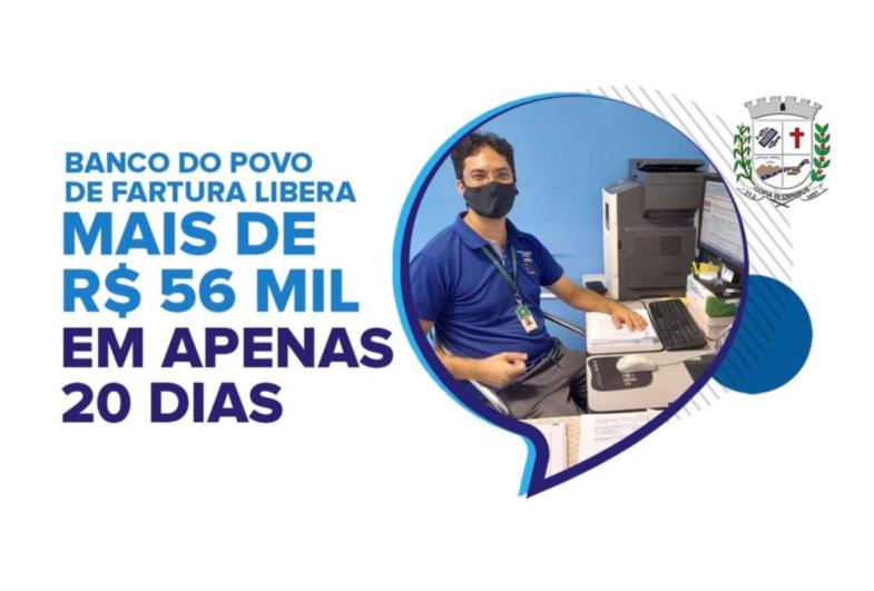 Banco do Povo libera mais de R$ 56 mil em apenas 20 dias