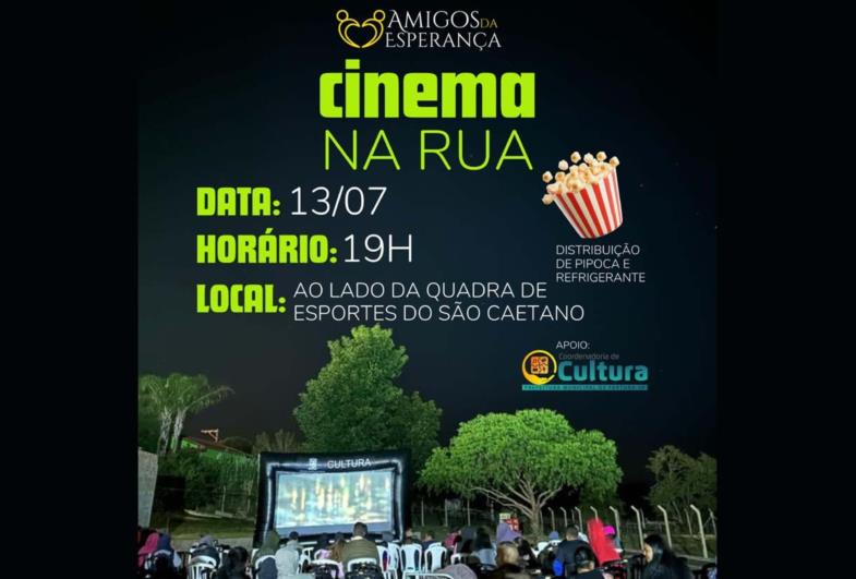 Cinema na Rua: Uma noite de diversão ao ar livre para toda a comunidade