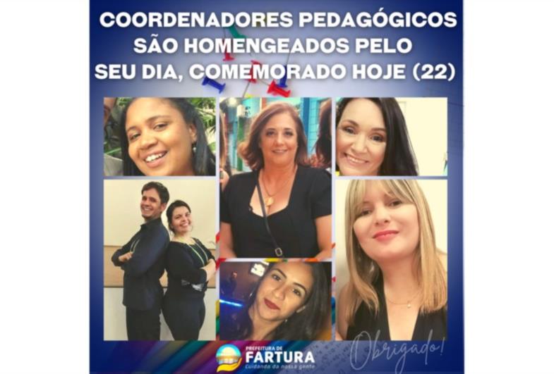 Fartura congratula coordenadores pedagógicos pelo seu dia, comemorado hoje (22)