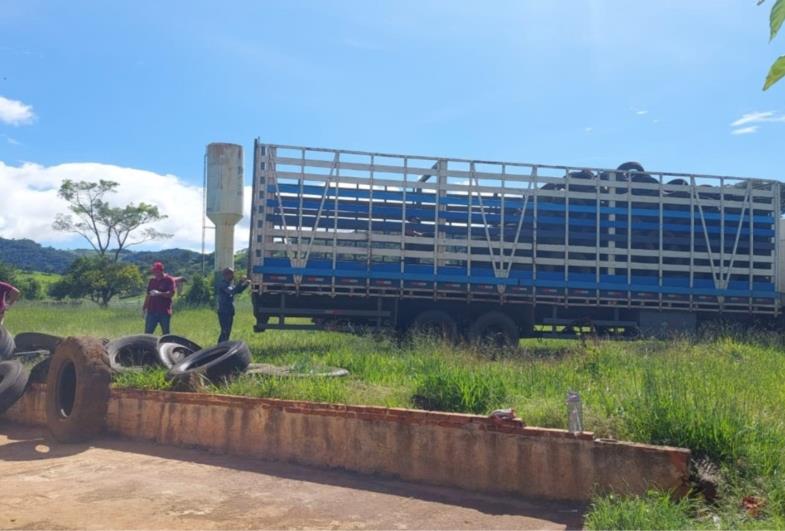 Ecologicamente correta: Prefeitura faz nova coleta de pneus inservíveis