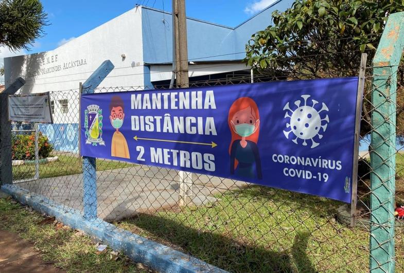 Departamento da Educação de Sarutaiá orienta alunos e familiares dos protocolos de segurança contra a covid-19