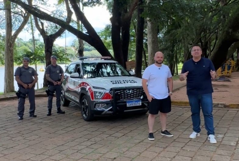 Roberto Araujo garante segurança reforçada da PM no Horto Florestal de Avaré