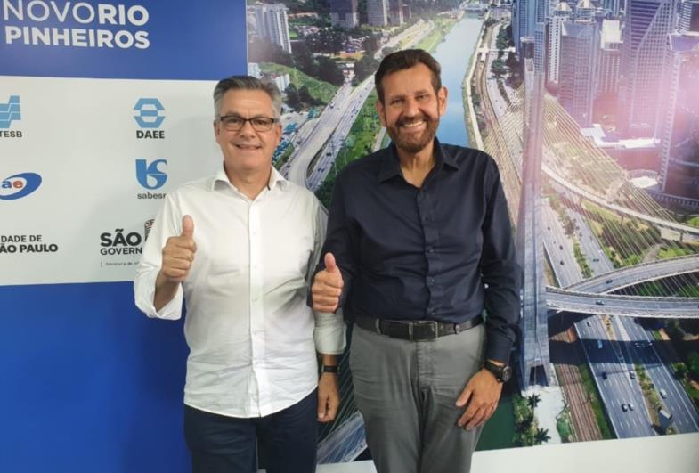 Prefeito Isnar discuti ampliação do aterro sanitário com o secretário de Meio Ambiente do estado de São Paulo 
