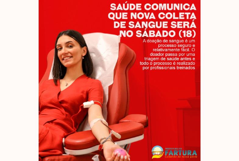 Saúde comunica que nova coleta de sangue será no sábado (18) na Unesp