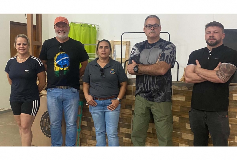 Janaina, Alemão, Flávia, Jorge e Tom