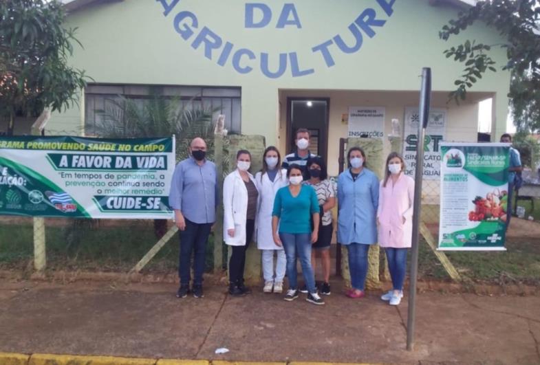 Prefeitura de Taguaí realiza projeto  “Saúde no Campo”