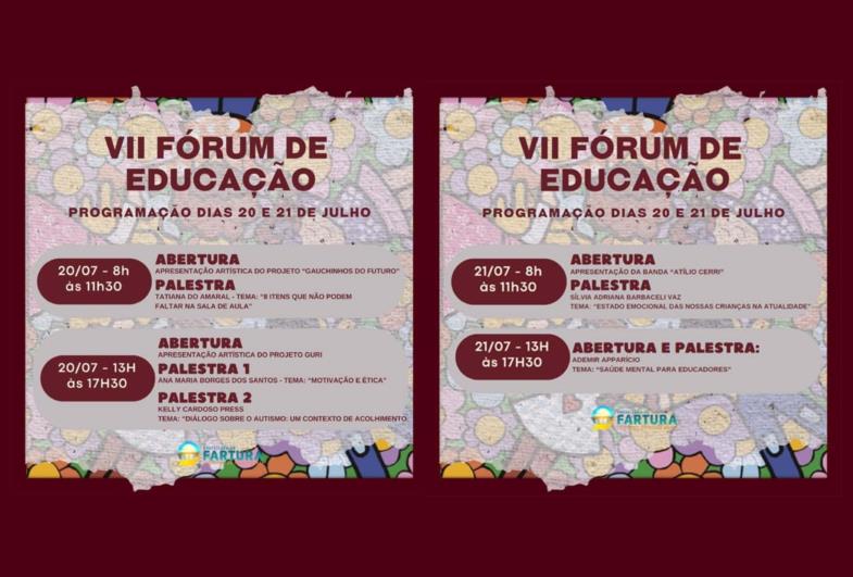 Fórum da Educação de Fartura impulsiona o ensino com debates importantes