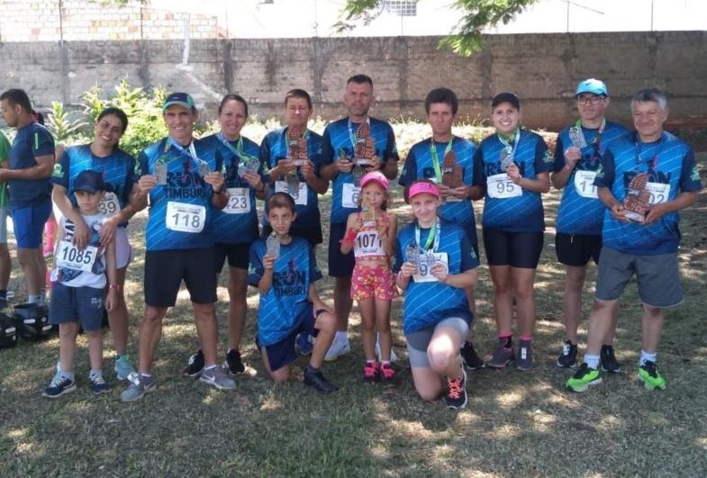 Corredores da equipe Timburi Running têm se destacado nas competições da região 