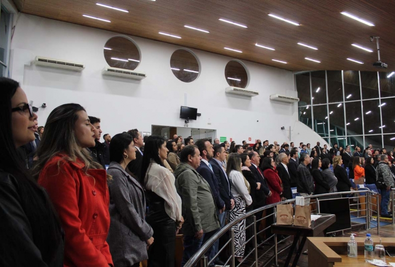 Participantes da solenidade de posse de Dr. Marcos César