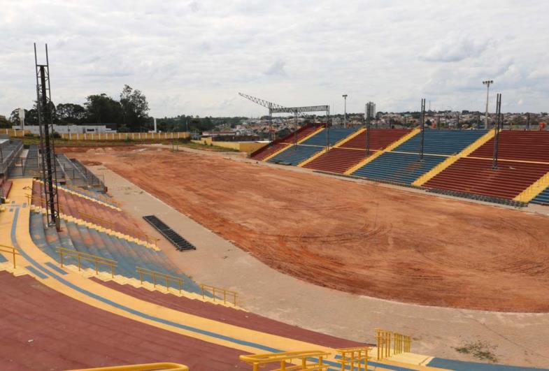 Obras para a cobertura da Arena de Eventos entram em nova fase