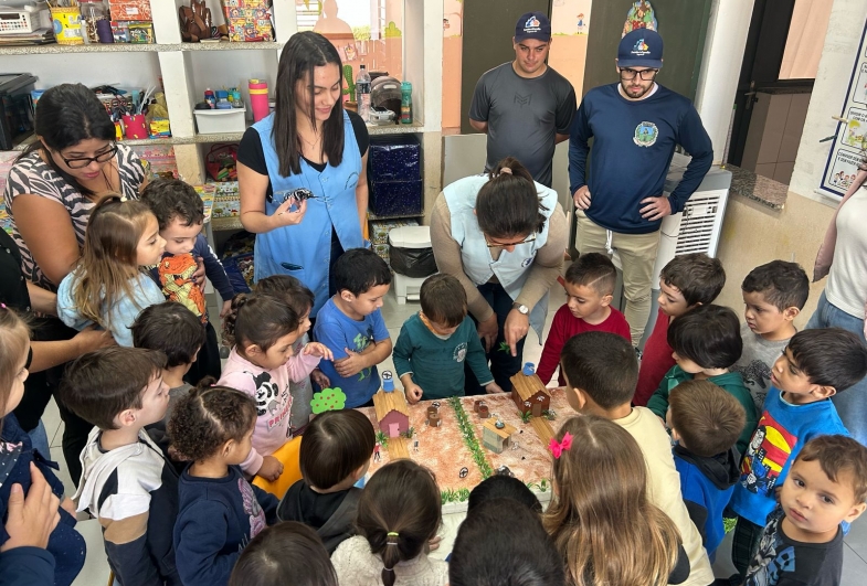 Município de Taguaí promove ações educativas sobre  dengue nas escolas com o Programa Saúde nas Escolas